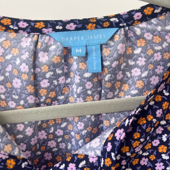 Draper James Navy Floral Dress - Picture 2 of 4